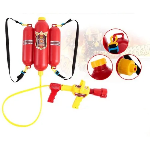 Siva Water Gun Firefighter Wasserspritze Feuerwehrlöscher Wasserpistole ab 3 J.