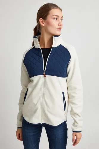 OXMO Kapuzensweatjacke OXMalin Fleece Übergangsjacke mit Steppmuster