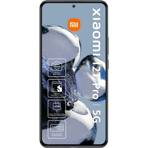Xiaomi L12U 12T Pro Smartphone - 8 GB RAM, 256 GB UFS, AMOLED 120 Hz - Simlockfreies Handy mit beeindruckendem AMOLED Display und schnellem 120 Hz Refresh Rate für ein flüssiges Nutzererlebnis.