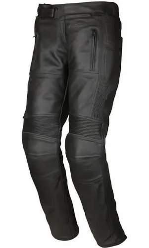 Modeka Hawking II Motorrad Lederhose, schwarz, 52 - Hochwertige Modeka Hawking II Motorrad Lederhose aus softem Rindnappaleder. Mit Stretch-Einsätzen für optimale Bewegungsfreiheit und Belüftungsreißverschlüssen für Komfort auf langen Fahrten.
