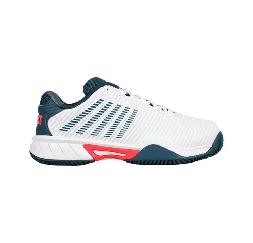 KSwiss Hypercourt Express 2 Tennisschuhe für Kinder - Tennisschuhe für Kinder, leicht und stabil mit luftiger Passform für ganztägigen Komfort – ideal für aufstrebende Spieler auf Sandplätzen.