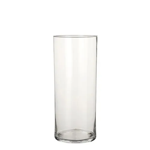 Mica Vase Charly Zylinder Glas 48 x 19 cm von Mica Decorations