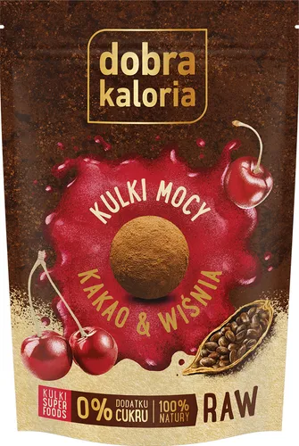 Gute Kalorien Kakao-Kirsch-Kugeln 58g von Dobra Kaloria