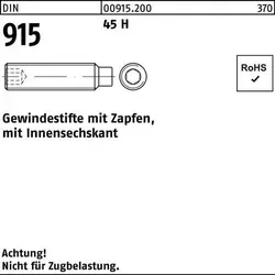 Gewindestift DIN 915 M12 x 60mm