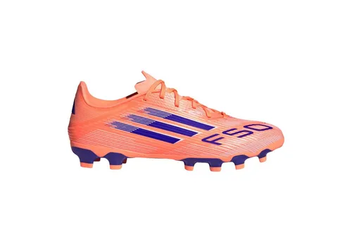 adidas Performance F50 League MG Herren Fußballschuh 43 1/3 orange - Leistungsstarker Fußballschuh für Kunstrasen, Hart- und Aschenplätze. Ideal für optimale Ballkontrolle und Wendigkeit auf dem Spielfeld.