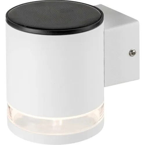 V-TAC VT-1139 Solar-Außenwandleuchte 0.55W Warmweiß in grau von V-TAC