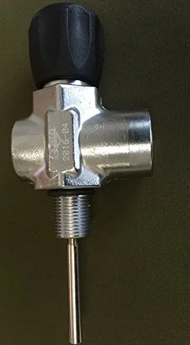 High Tech Diving Monoventil Druckluft 300 Bar S-Ventil Flaschenhalsgewinde M18x1,