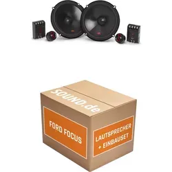 Lautsprecher Boxen Einbaupaket vorne JBL Stage3 607CF passend für Ford Focus 04 | 2x Tief-Mitteltöner 2x Hochtöner