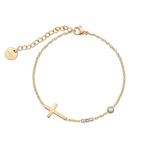 Armband Brilliant Cross Vergoldet