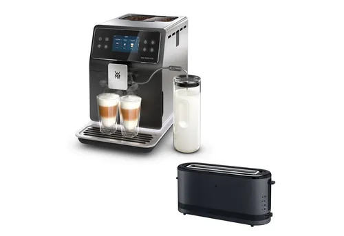 WMF Kaffeepadmaschine Perfection 880l, & Küchenminis Deep Black Langschlitztoaster