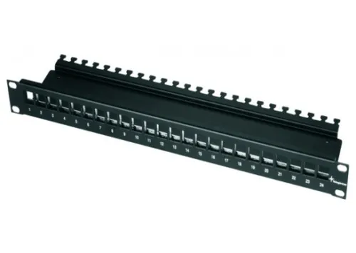 Telegärtner 19Z.AMJ-Modulträger 1HE 24P - Flexibel und individuell - Sonstige Elektronik & Messtechnik - Der modulare 19&quot Träger ermöglicht individuelle Bestückung mit bis zu 24 RJ45 Modulen und ist ideal für eine effiziente Verkabelung in Verteilbereichen.