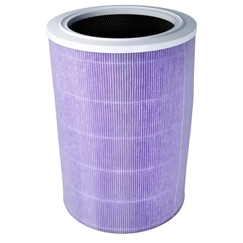 vhbw HEPA Filter kompatibel mit Xiaomi Mi Air Purifier 2C Luftreiniger - Ersatz-Filter mit integriertem Aktivkohle-Filter, antibakteriell