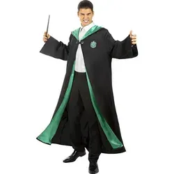 Metamorph Zauberer-Kostüm Harry Potter – Slytherin Umhang, Authentisches Cape für Zauberschüler des Hauses Slytherin grün S