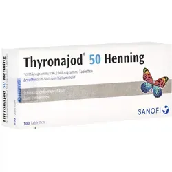 Produktbild Thyronajod 50 Henning Tabletten 100 St
