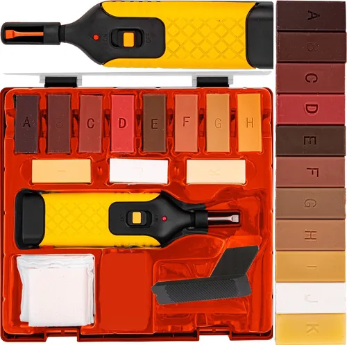 Holz Reparatur Set 19-teilig für Laminat und Parkett