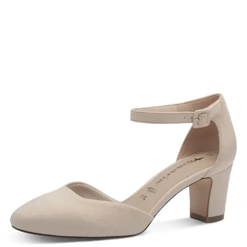 Tamaris Vegan Damen Pumps Elegant Beige, EU 40 in beige von Tamaris