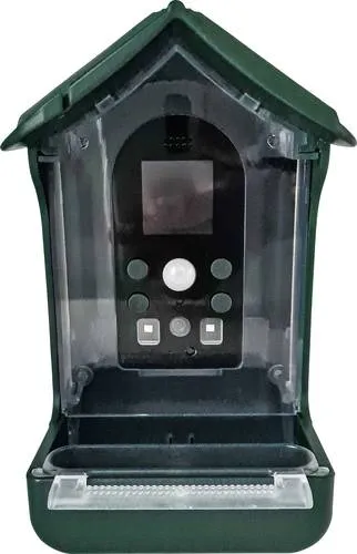 Berger & Schröter ES50BS Futterautomat mit Kamera - Innovativer Vogel-Futterautomat mit integrierter Kamera und Solarpanel, ideal für die Beobachtung von Gartenvögeln, inklusive Bewegungsmelder und FHD-Videoaufnahmen.