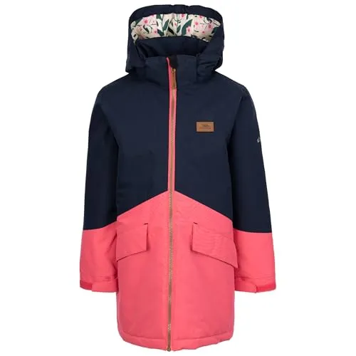 Trespass Wasserdichte Regenjacke für Jungen/Mädchen, Erdbeerrot, 7-8 Jahre
