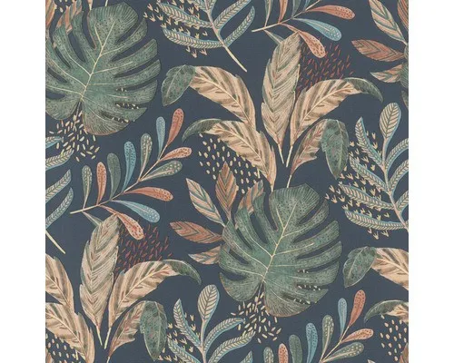 Vliestapete 464306 Salsa Blätter Blau