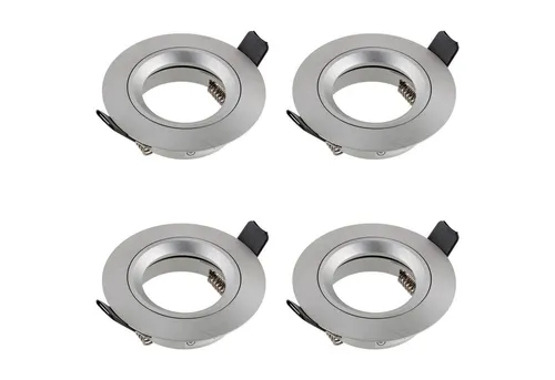 SEBSON Einbaurahmen Alu inkl. GU10 Fassung in silber von SEBSON