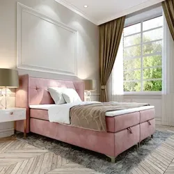 Boxspringbett LIND - 140x200cm mit Bonellmatratze - Elegantes Boxspringbett mit klassischem Kopfteil, hochwertiger Bonellfederkernmatratze für optimalen Schlafkomfort und zwei praktischen Bettkästen für zusätzlichen Stauraum.