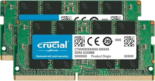 Crucial RAM CT2K16G4SFD824A 32GB (2x16GB) DDR4 2400MHz CL17 Laptop Arbeitsspeicher Kit