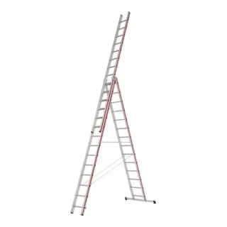 Hymer Allzweckleiter dreiteilig, 3x14 Sprossen von HYMER