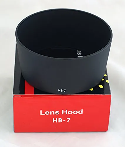 Khalia-Foto Gegenlichtblende Sonnenblende Kompatibel mit Nikon AF 80-200mm f/2.8D HB-7