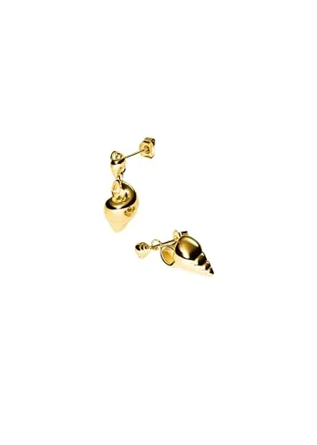 Purelei® Seafoam Ohrringe mit Muschel-Anhänger – Maritimer Ohrschmuck - Ohrringe für Damen mit elegantem Muschel-Anhänger aus 18K vergoldetem Edelstahl – perfekt kombinierbar mit Seafoam oder Oceanside Kette für einen harmonischen Look.