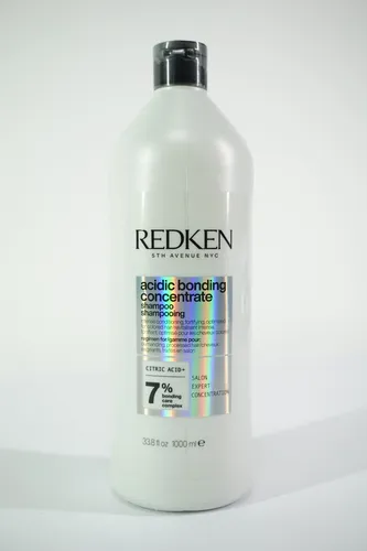 Redken Acidic Bonding Concentrate Shampoo 1000ml - Shampoos, intensiv reparierendes Shampoo für geschädigtes Haar mit maximalem Farb- und Pflege-Schutz.