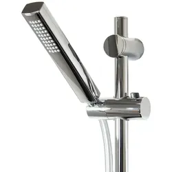 tecuro Brauseset ew-036 mit Stabhandbrause und 160 cm Brauseschlauch - Hochwertiges Brauseset mit 1 strahliger Handbrause und 70 cm Wandstange. Die Antikalkdüsen garantieren einfache Reinigung und langanhaltenden Duschkomfort. Ideal für jedes Badezimmer.