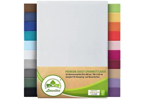 Bettlaken Weiß von Leevitex