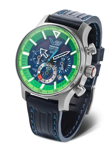 Vostok Europe Expedition North Pole 'Polar Spruce' Solar Chrono