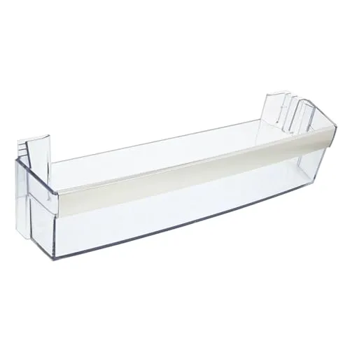 Flaschenfach transparent für AEG, Electrolux Kühl-Gefrierkombination - Türablage für Kühlschränke, robustes Flaschenregal mit optimaler Breite von 100 mm für mehr Stauraum und Ordnung.