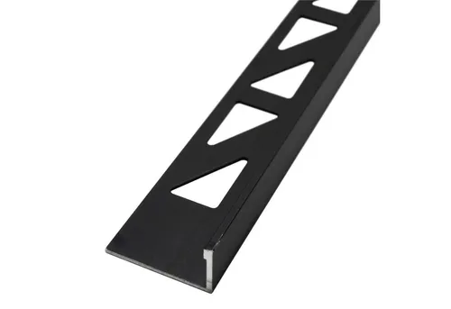 Dalsys Profil (Fliesenschiene Winkelprofil Aluminium (eloxiert), 1-St), Fliesenprofil