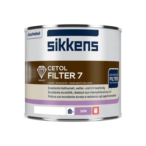 Sikkens Cetol Filter 7 Dickschichtlasur 010 Nussbaum 0,5 L von Sikkens