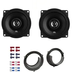 JBL Stage1 51F Auto Lautsprecher Boxen 300 Watt 13 cm 2 Wege Koax passend für Mazda 2 ab 2003 Türen Front und Heck