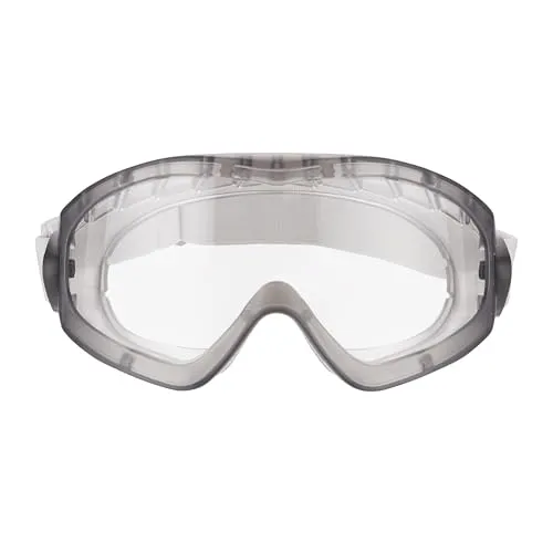 3M Schutzbrille für Elektroarbeiten 2890SC1, klar/grau – Vollsichtschutzbrille für Elektrowerkzeug- & Farbspritzarbeiten – Anti-Kratz- & Anti-Beschlag-Beschichtung