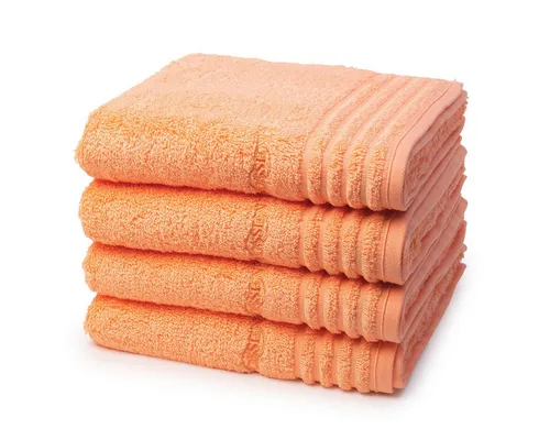 Vossen Handtuch Set Vienna Style Supersoft, 4er Set in orange von Vossen