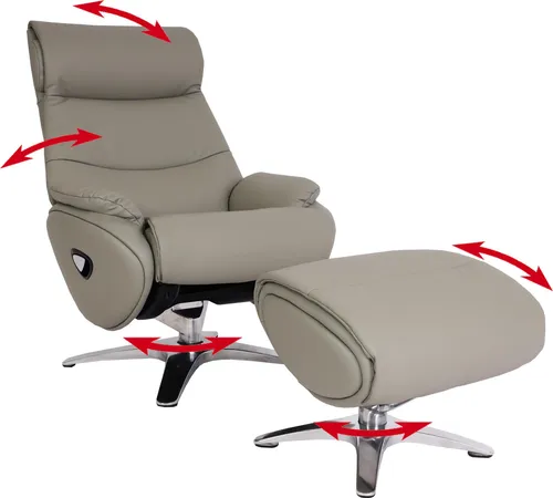 Relaxsessel mit Hocker MCW-K98 von Mendler