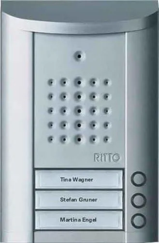 Ritto Entravox Türstation Audio für 3-Familienhaus