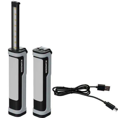 Kunzer Akku Arbeitslampe PL-TSK LED Arbeitsleuchte USB-C Werkstattlampe