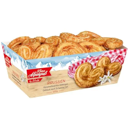 Schweinsohren aus Blätterteig Prussien Schweizer Art von Schulte 220g