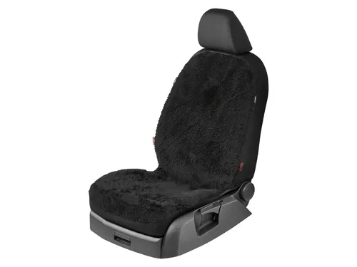 ULTIMATE SPEED Lammfell-Autositzbezug (Schwarz)