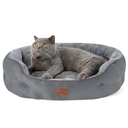 BEDSURE Waschbares Katzenbett 63x53x20cm