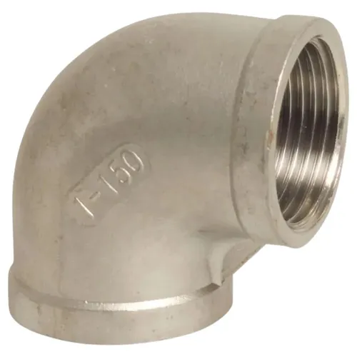 Edelstahl Winkel 90° 3/8 Zoll IG V4A Fitting