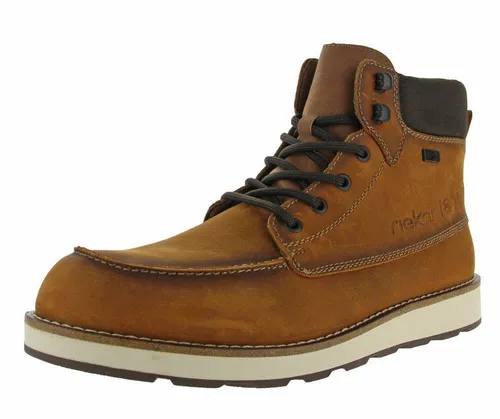 Rieker Herren Stiefel in Braun, Größe 45 - Wanderschuhe mit Rieker Antistress-Technologie für optimalen Tragekomfort, wasserabweisend und mit griffiger Sohle für Stabilität auf jedem Untergrund.