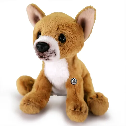 Chihuahua Kuscheltier Plüschhund Hund sitzend INKA