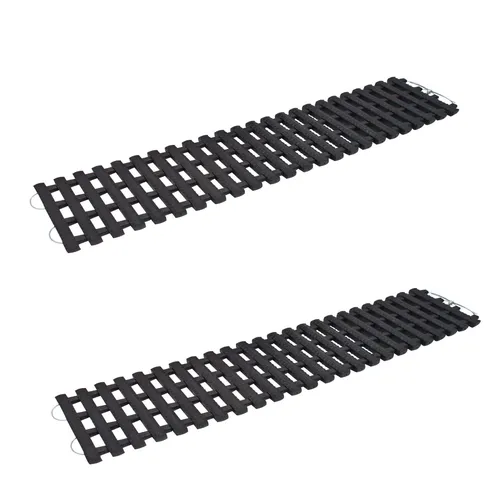 Dema 2x Anfahrhilfe Antirutschmatte Grippmatte Schnee Reifen für Kfz PKW 100x21 cm 90510x2