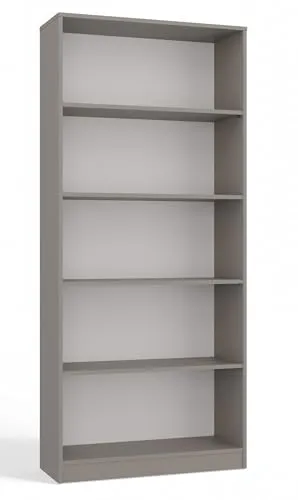 CDF Bücherregal Regal Standregal Büroregal für Ordner Spielzeug Büro Wohnzimmer Homeoffice Bücherschrank zur Aufbewahrung Dokumenten Dekoration Robuste Konstruktion - Lehm 80cm